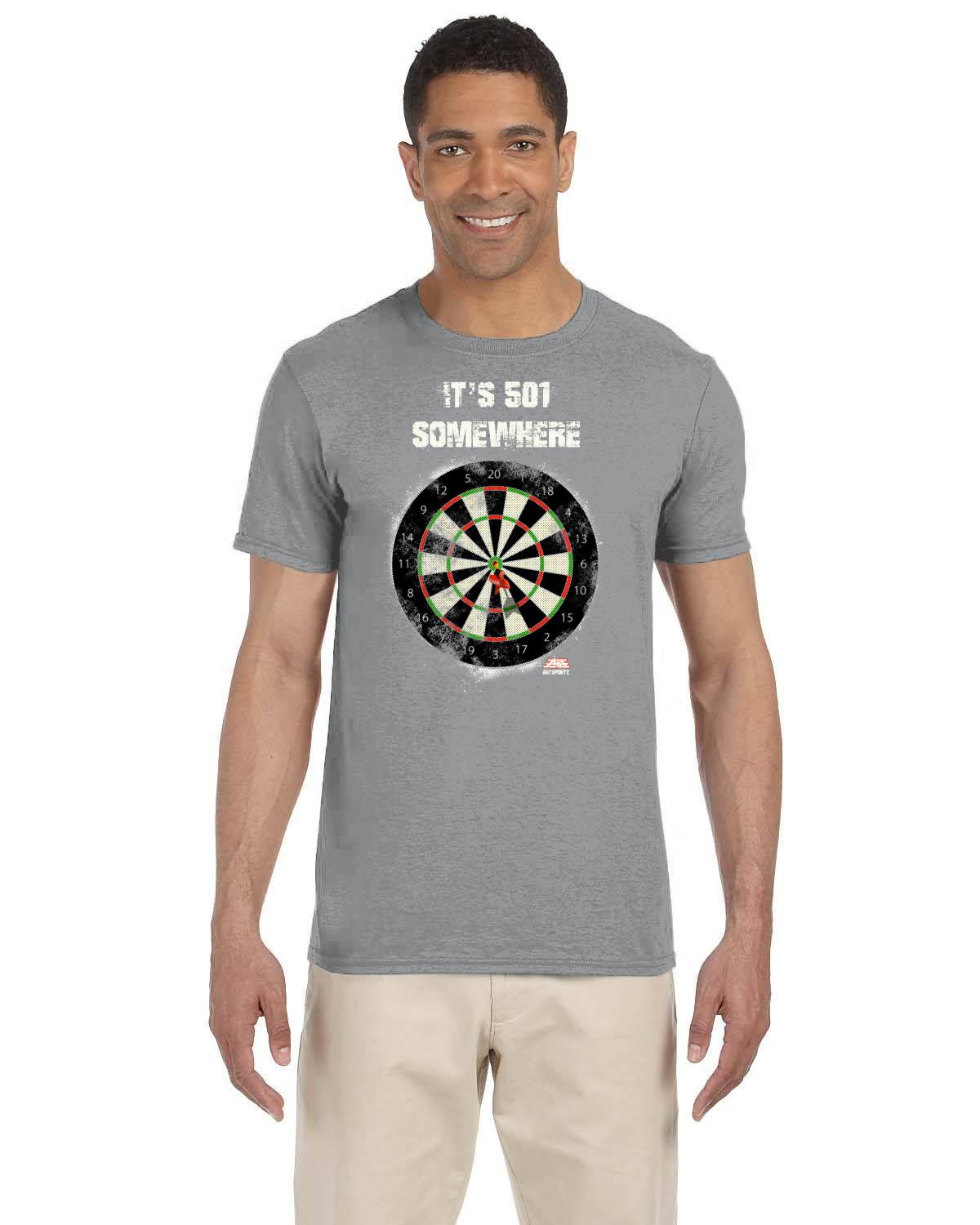 It's 501 Somewhere Gildan Adult Softstyle 7.5 oz./lin. yd. T-Shirt | G640