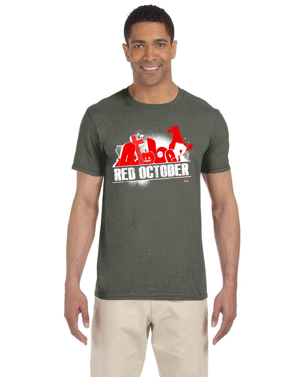 Red October Gildan Adult Softstyle 7.5 oz./lin. yd. T-Shirt | G640