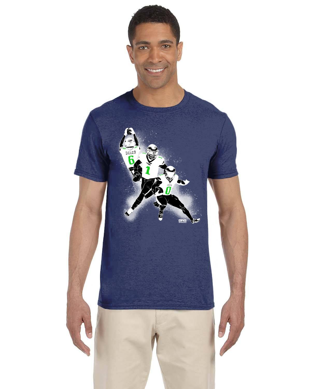 610 Birds Green Gildan Adult Softstyle 7.5 oz./lin. yd. T-Shirt | G640