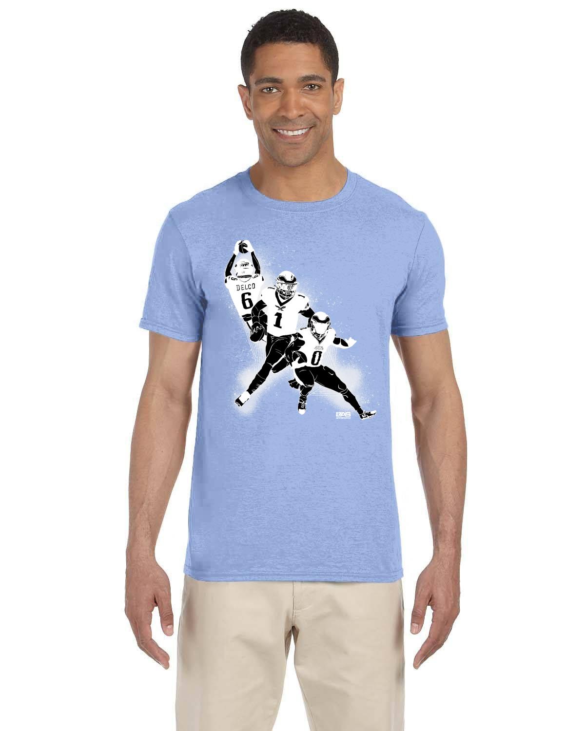 610 Birds B&W Gildan Adult Softstyle 7.5 oz./lin. yd. T-Shirt | G640