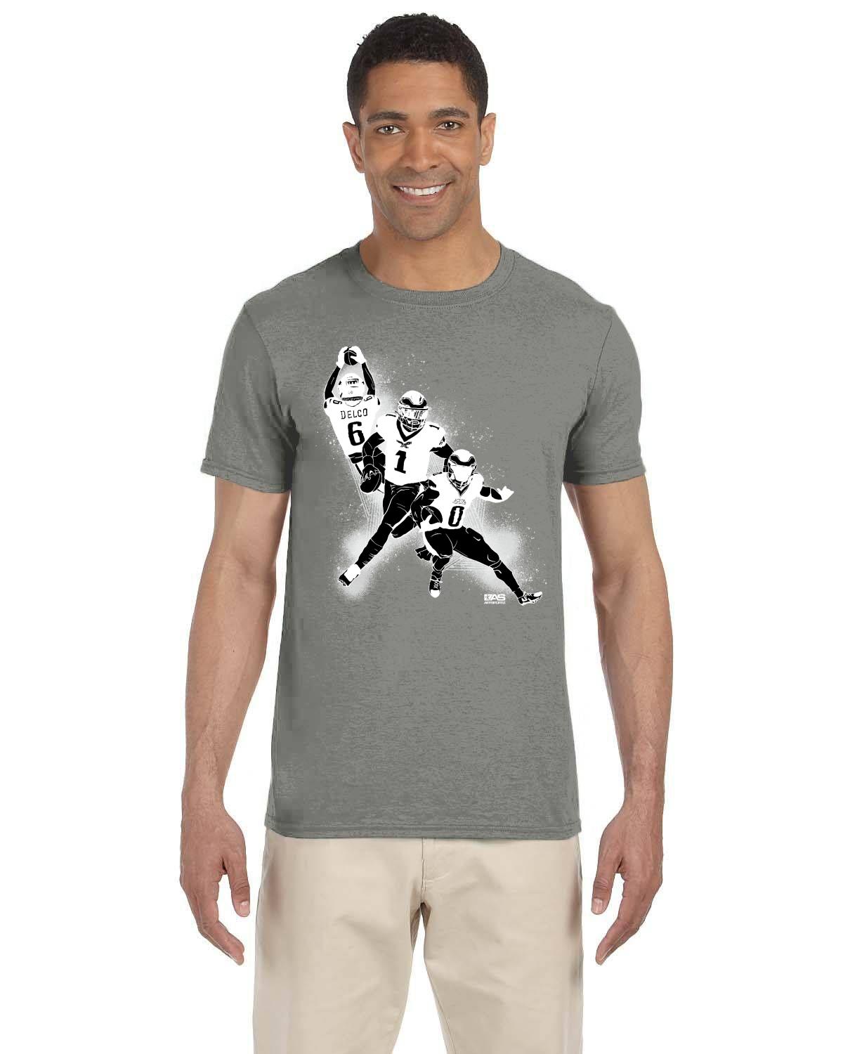 610 Birds B&W Gildan Adult Softstyle 7.5 oz./lin. yd. T-Shirt | G640