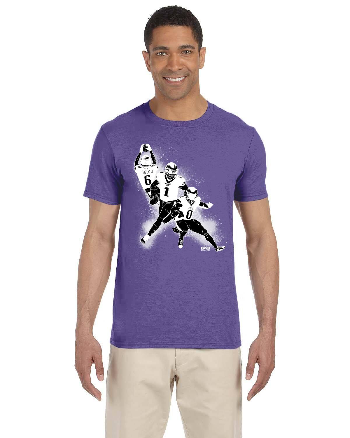 610 Birds B&W Gildan Adult Softstyle 7.5 oz./lin. yd. T-Shirt | G640