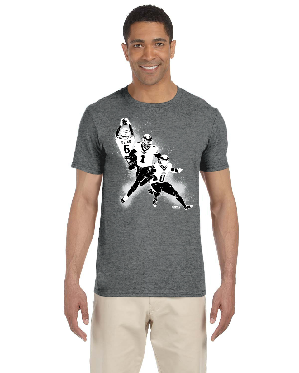 610 Birds B&W Gildan Adult Softstyle 7.5 oz./lin. yd. T-Shirt | G640