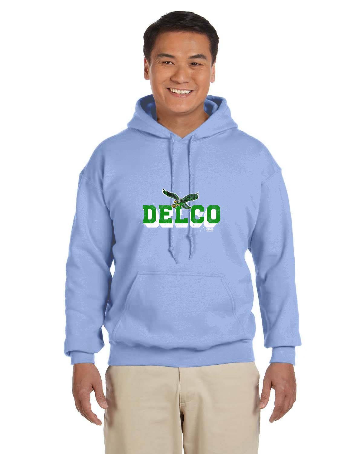 610 Birds Delco Gildan Adult Heavy Blend 13.3 oz./lin. yd., 50/50 Hood | G185
