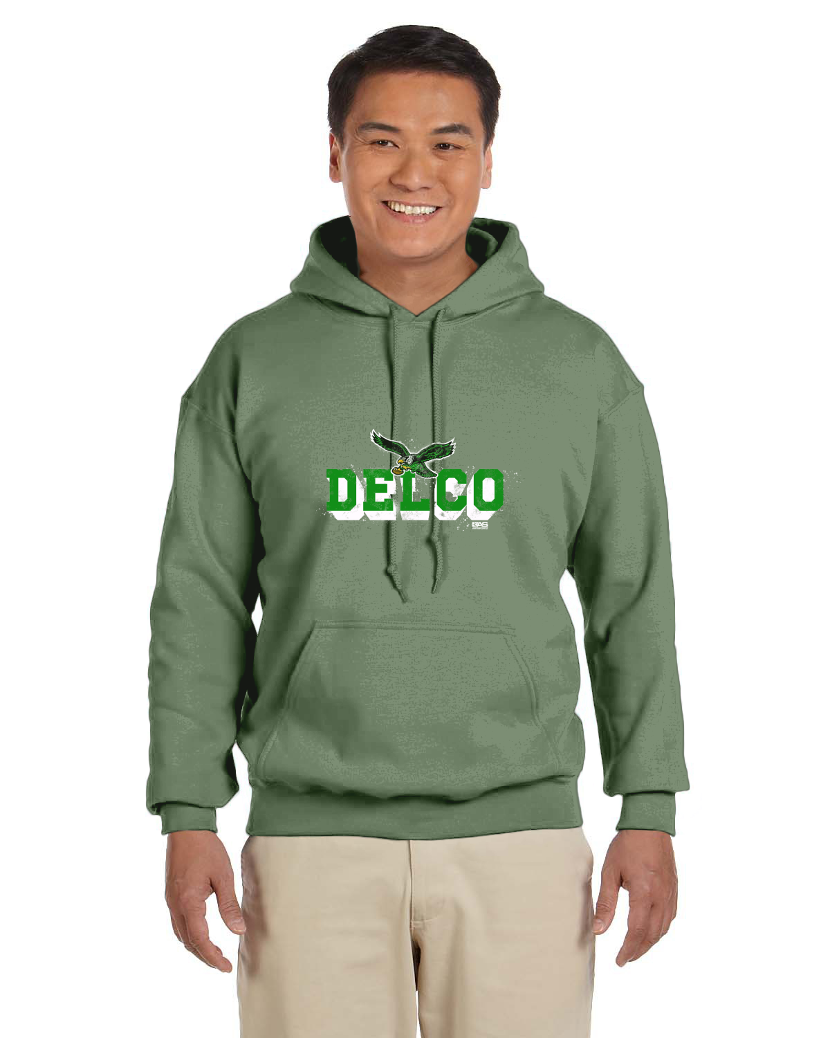 610 Birds Delco Gildan Adult Heavy Blend 13.3 oz./lin. yd., 50/50 Hood | G185