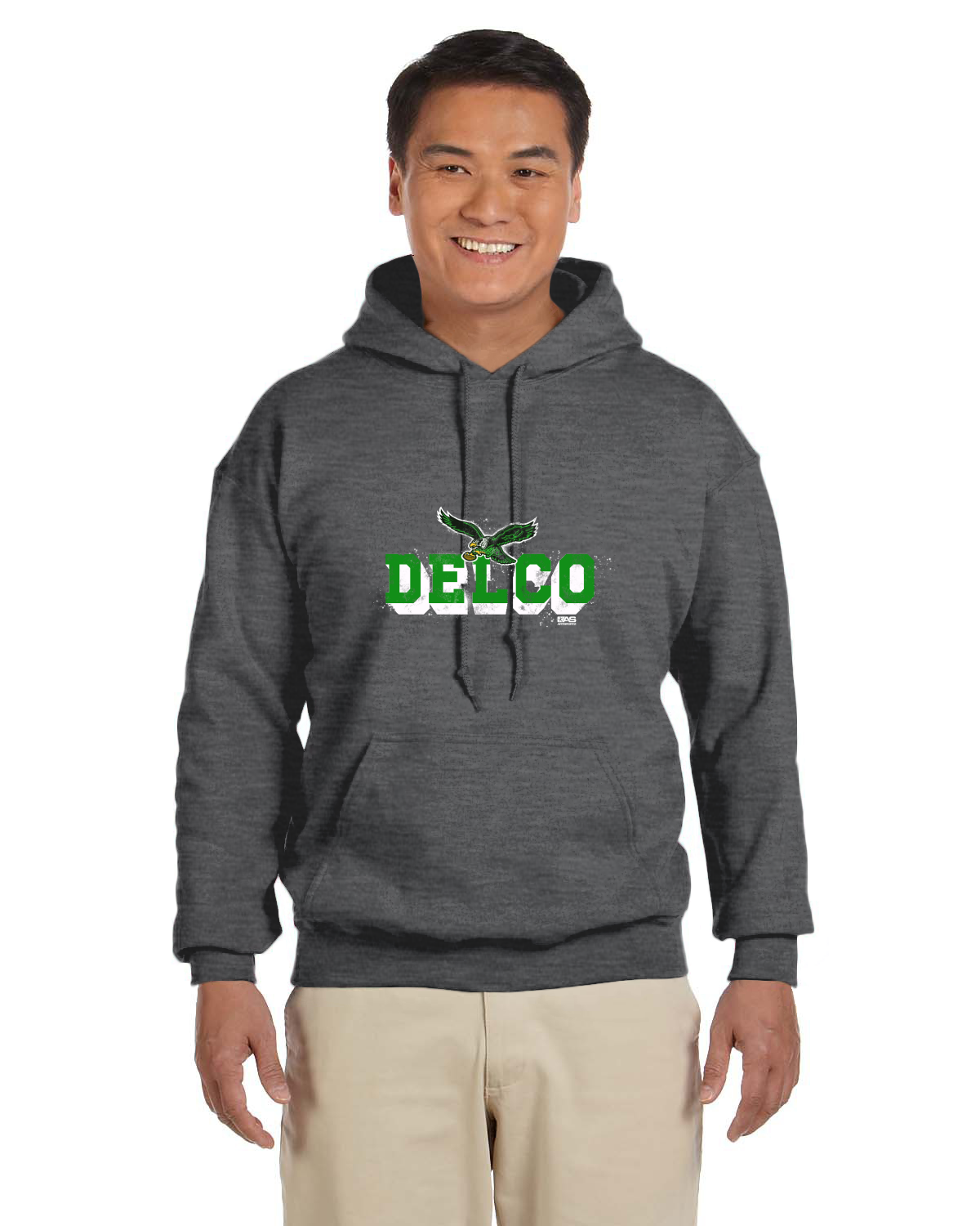 610 Birds Delco Gildan Adult Heavy Blend 13.3 oz./lin. yd., 50/50 Hood | G185