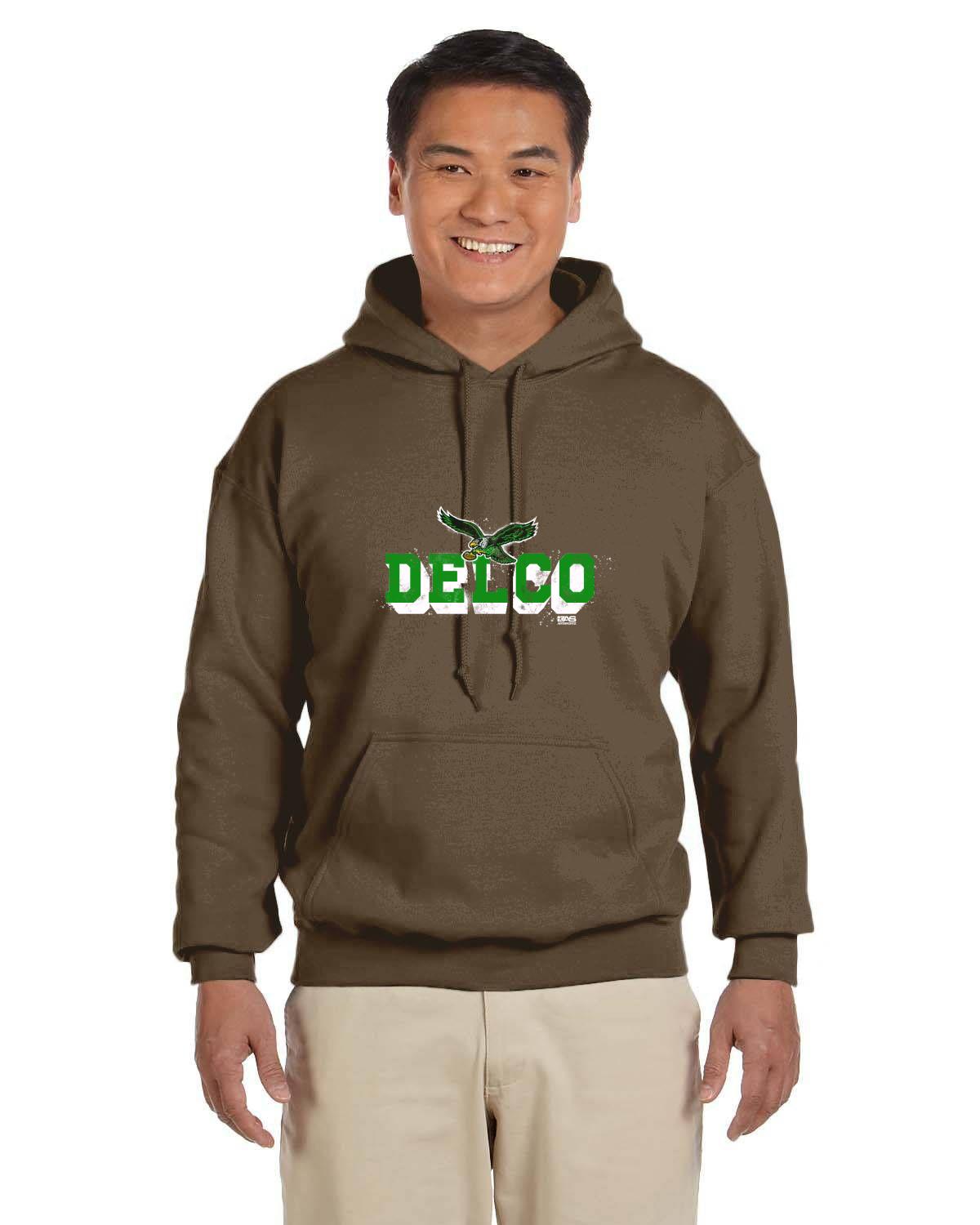 610 Birds Delco Gildan Adult Heavy Blend 13.3 oz./lin. yd., 50/50 Hood | G185