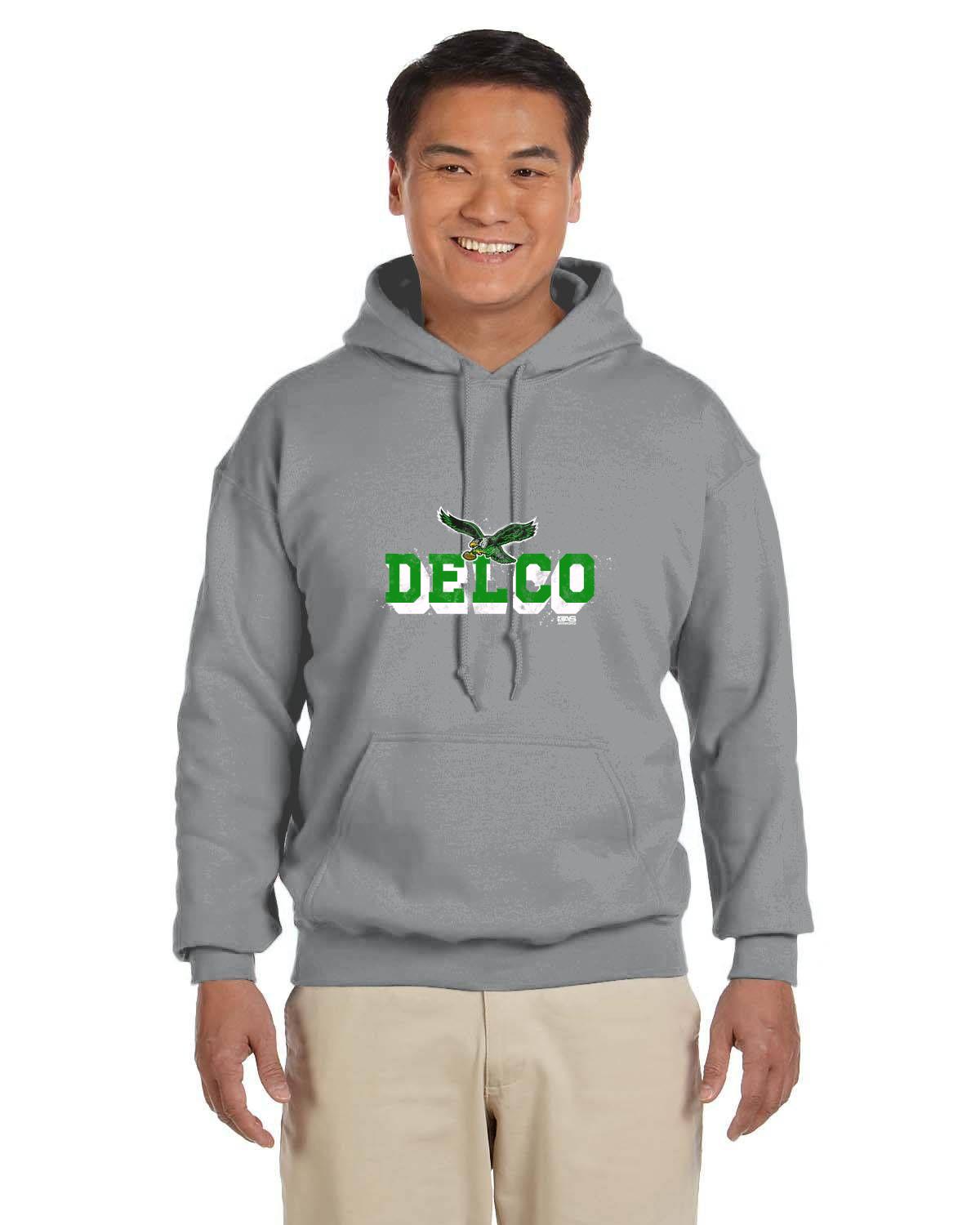 610 Birds Delco Gildan Adult Heavy Blend 13.3 oz./lin. yd., 50/50 Hood | G185