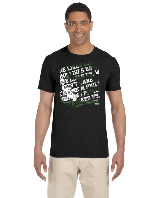 62 White and Green Gildan Adult Softstyle 7.5 oz./lin. yd. T-Shirt | G640