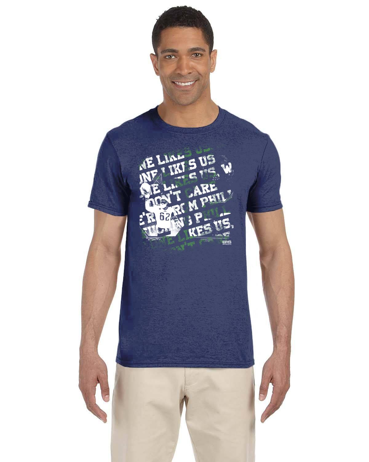 62 White and Green Gildan Adult Softstyle 7.5 oz./lin. yd. T-Shirt | G640