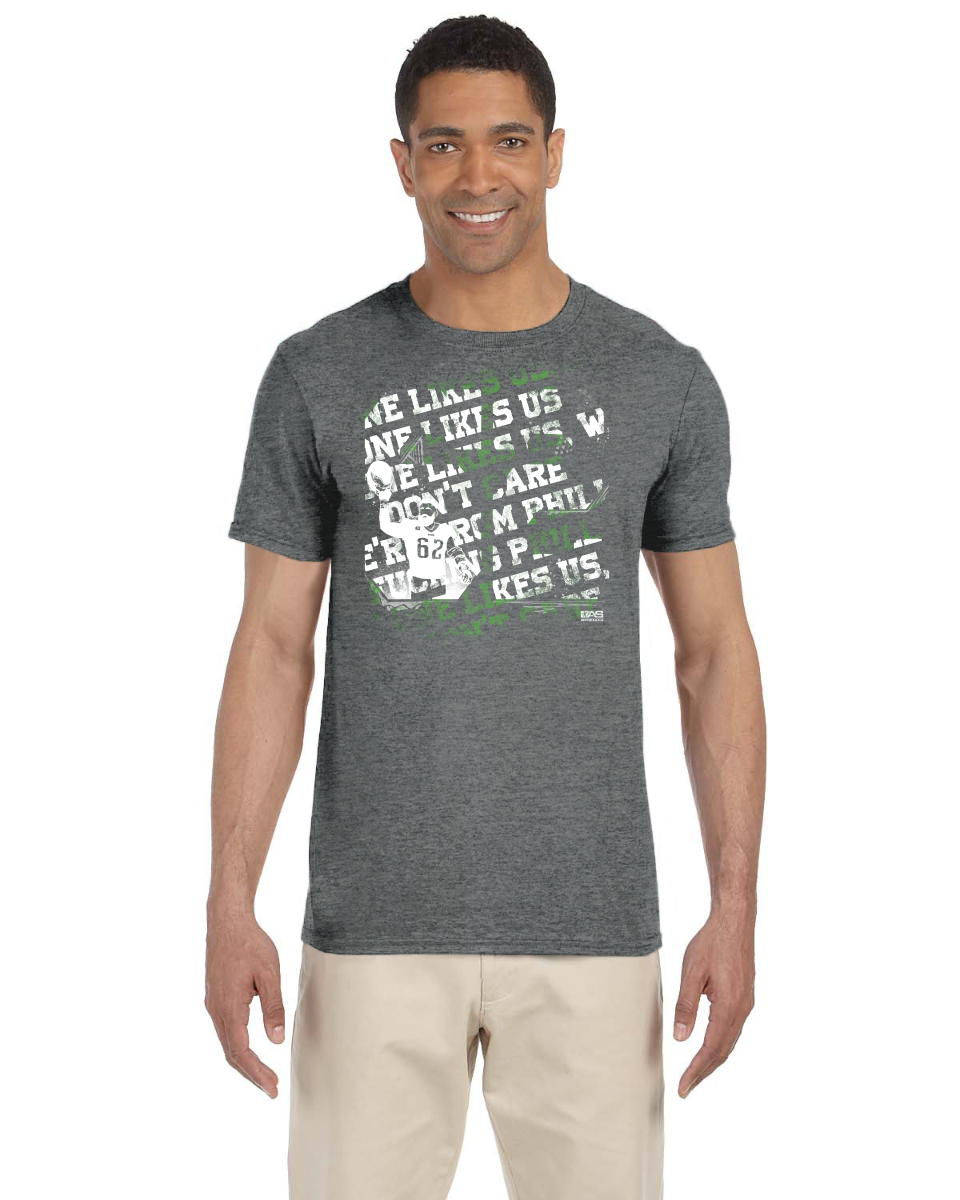 62 White and Green Gildan Adult Softstyle 7.5 oz./lin. yd. T-Shirt | G640