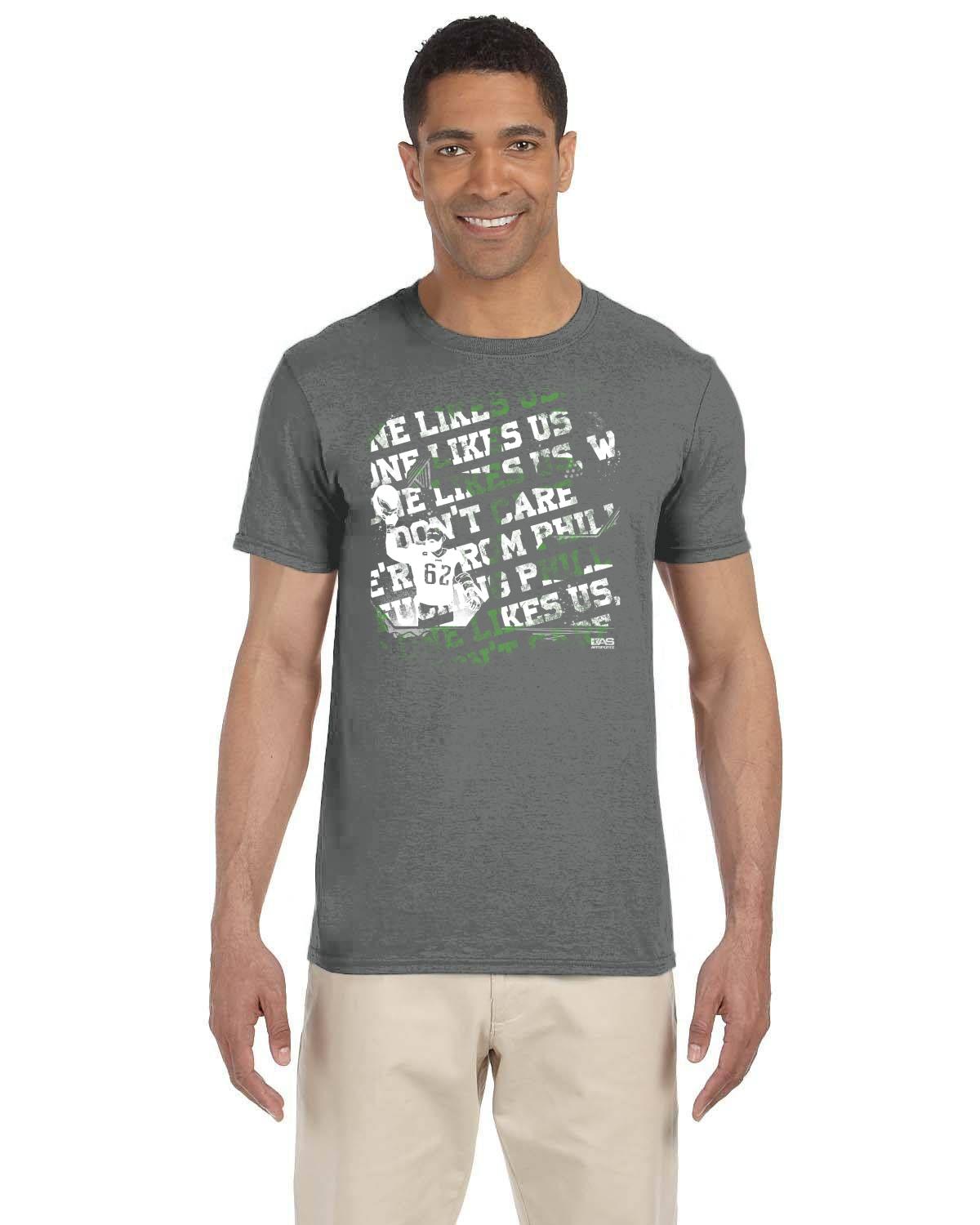 62 White and Green Gildan Adult Softstyle 7.5 oz./lin. yd. T-Shirt | G640