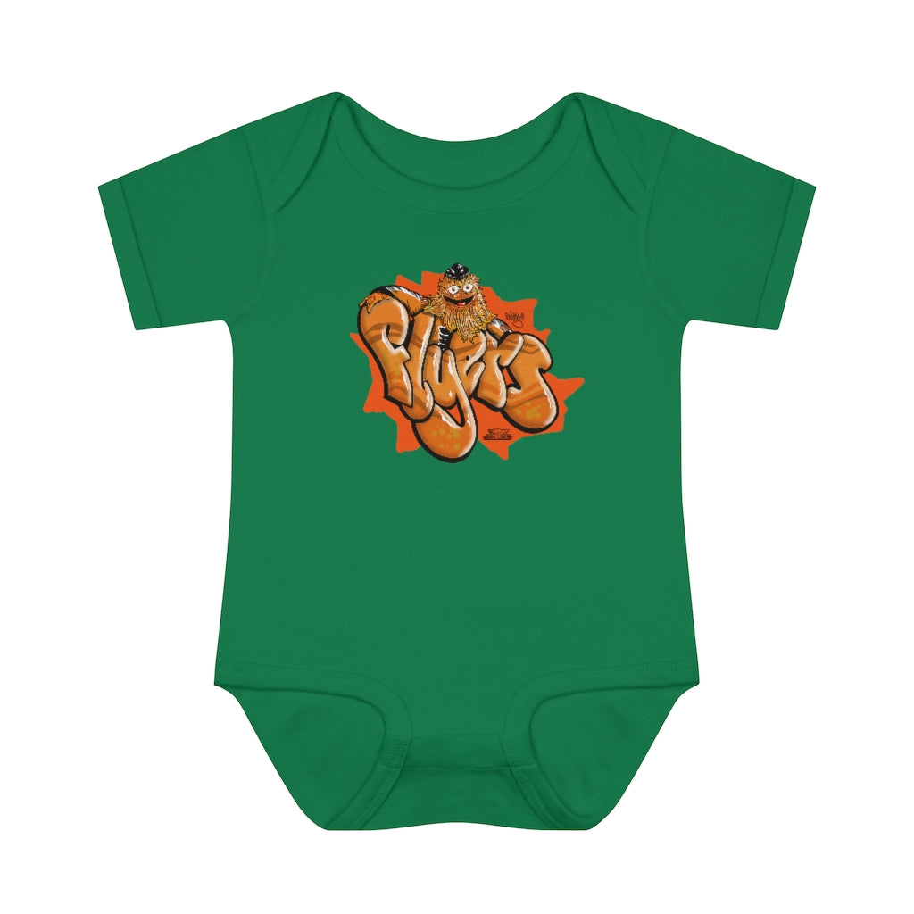 Flyers Gritty Infant Baby Rib Bodysuit