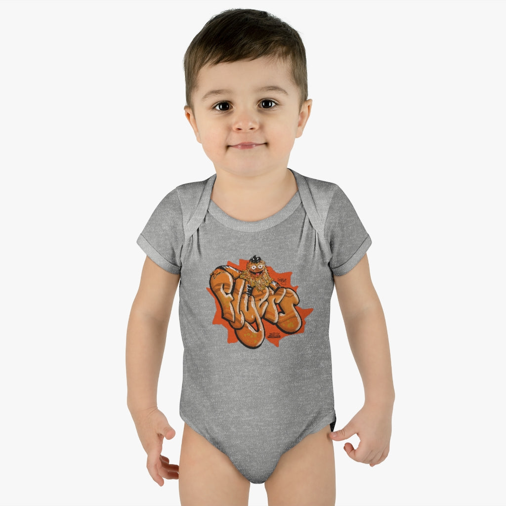 Flyers Gritty Infant Baby Rib Bodysuit