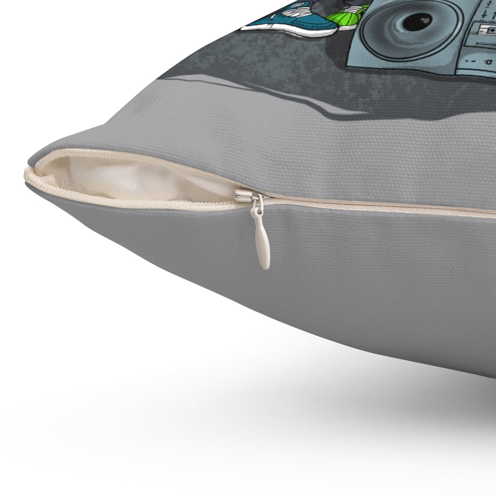 Broad Street Boys Spun Polyester Square Pillow