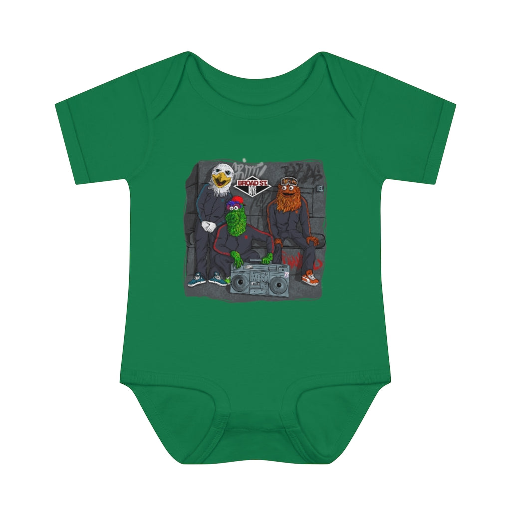 Broad Street Boys Infant Baby Rib Bodysuit
