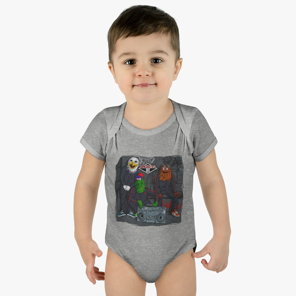 Broad Street Boys Infant Baby Rib Bodysuit