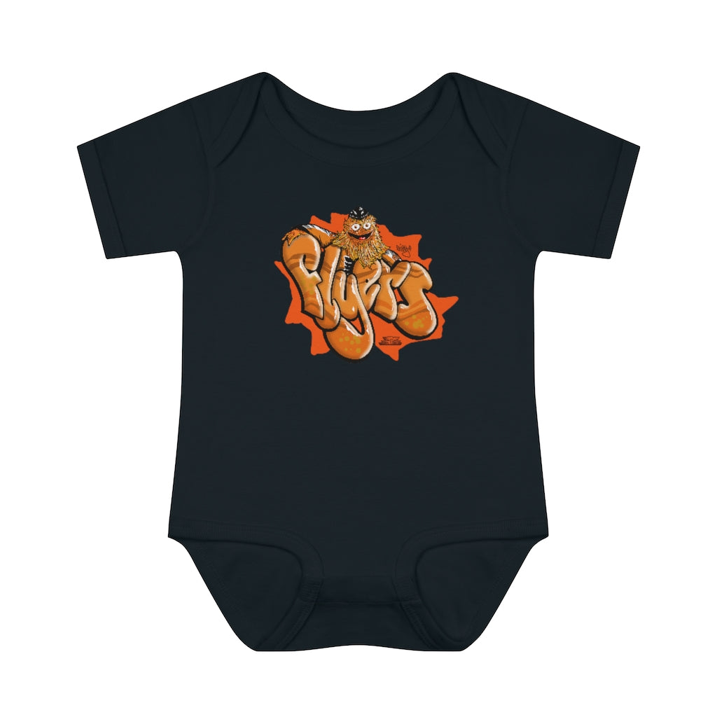 Flyers Gritty Infant Baby Rib Bodysuit