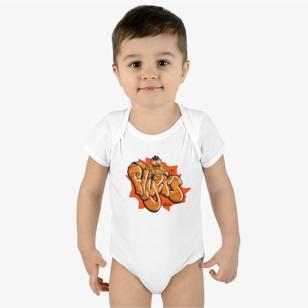 Flyers Gritty Infant Baby Rib Bodysuit