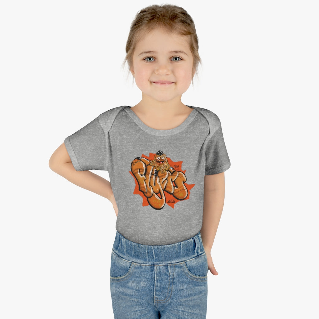 Flyers Gritty Infant Baby Rib Bodysuit