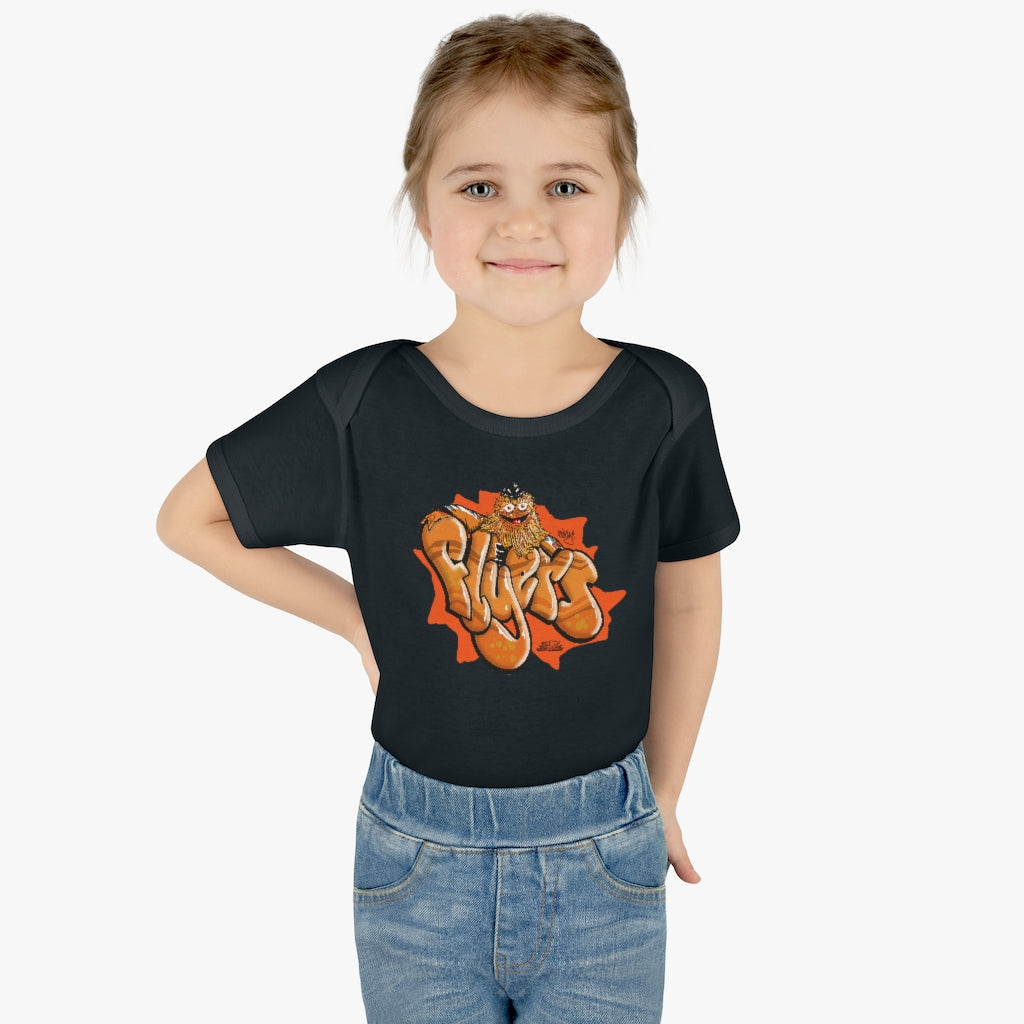 Flyers Gritty Infant Baby Rib Bodysuit