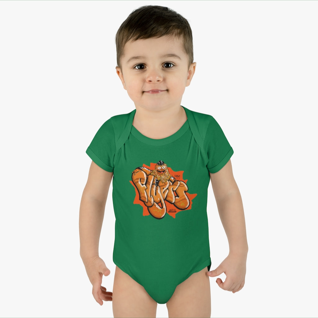 Flyers Gritty Infant Baby Rib Bodysuit