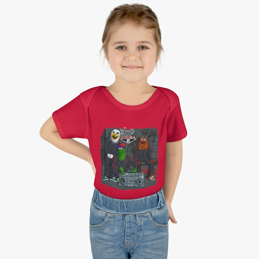 Broad Street Boys Infant Baby Rib Bodysuit