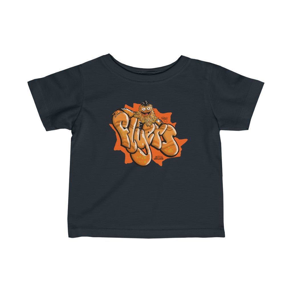 Flyers Gritty Infant Fine Jersey Tee