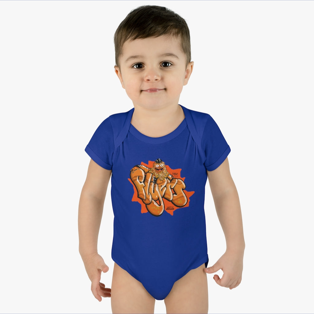 Flyers Gritty Infant Baby Rib Bodysuit