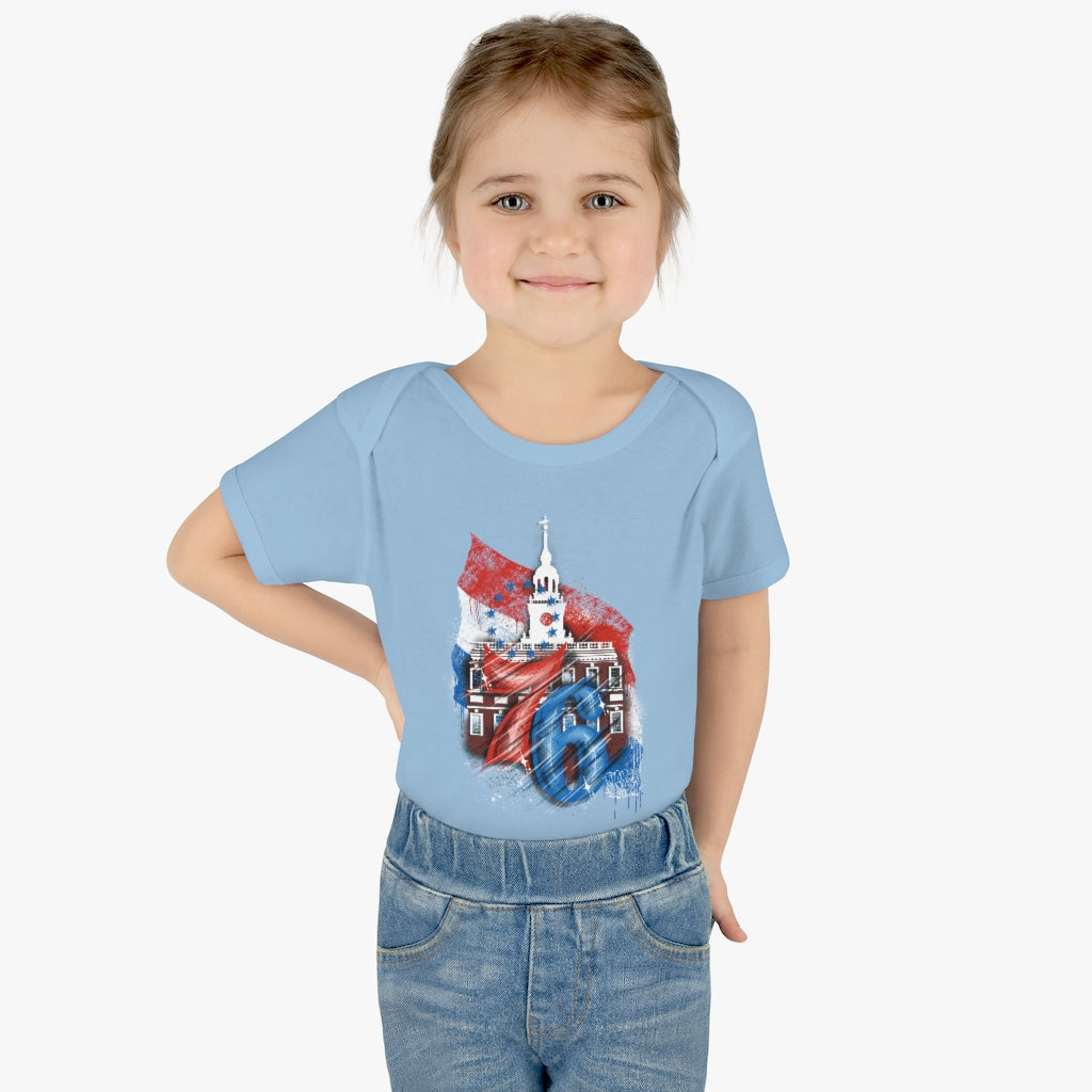 76 Independence Infant Baby Rib Bodysuit