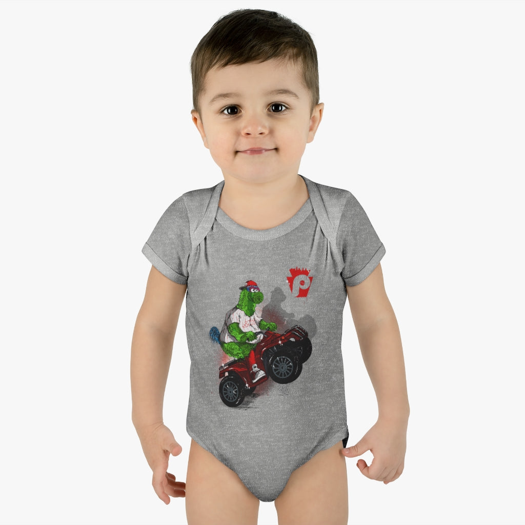 Fightin Phils Infant Baby Rib Bodysuit