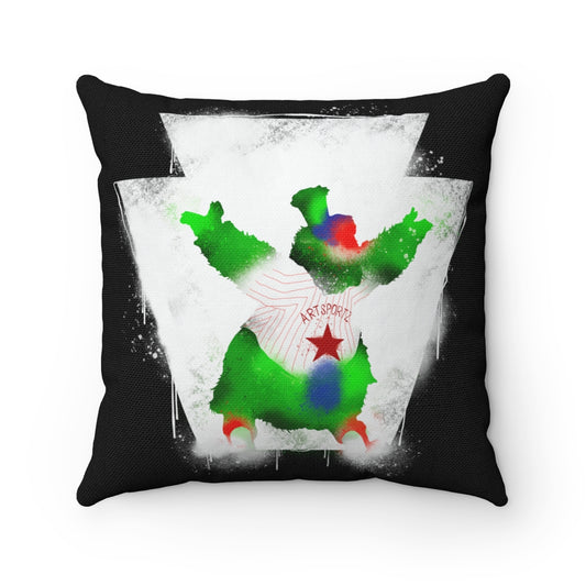Phan Celebration Spun Polyester Square Pillow