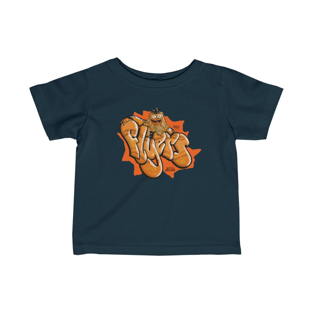 Flyers Gritty Infant Fine Jersey Tee