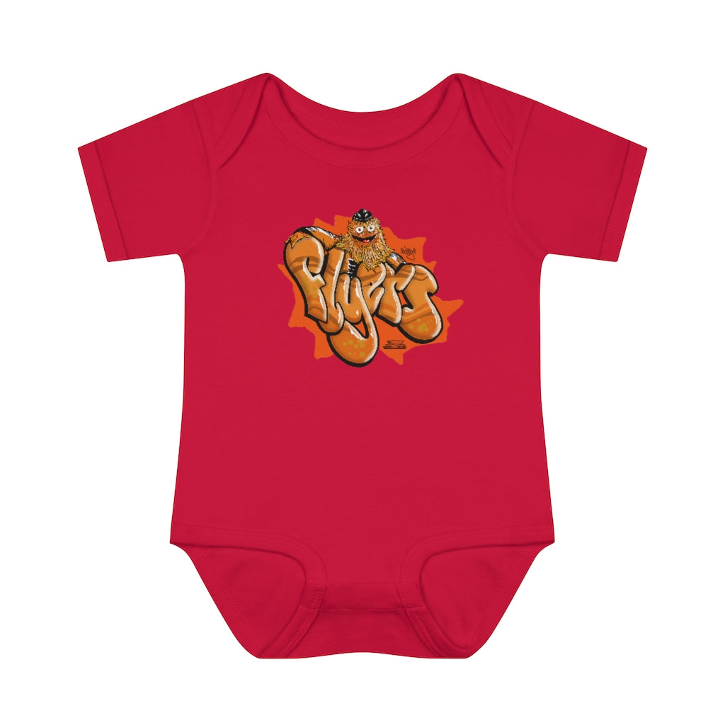 Flyers Gritty Infant Baby Rib Bodysuit