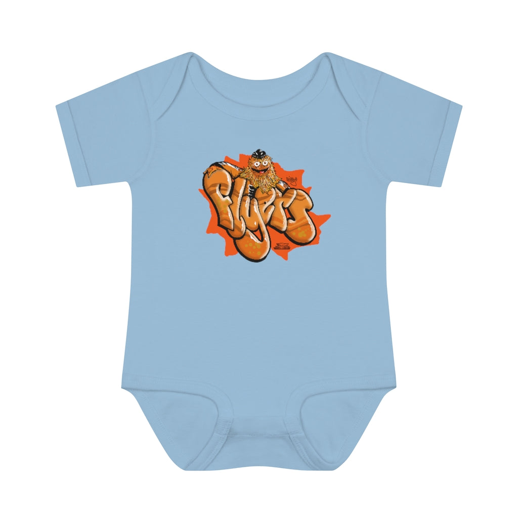 Flyers Gritty Infant Baby Rib Bodysuit