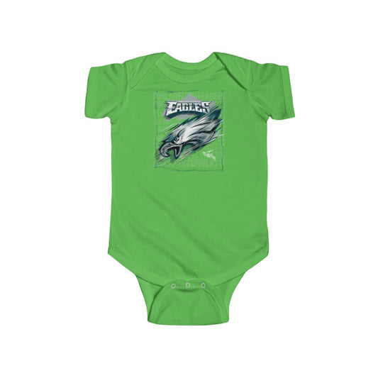 Fly Eagles Fly. Infant Fine Jersey Bodysuit
