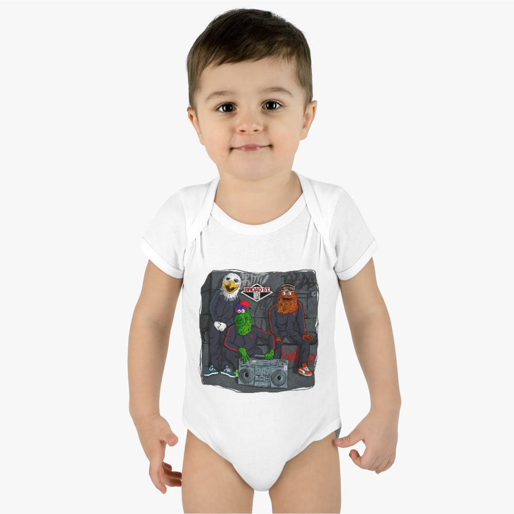 Broad Street Boys Infant Baby Rib Bodysuit