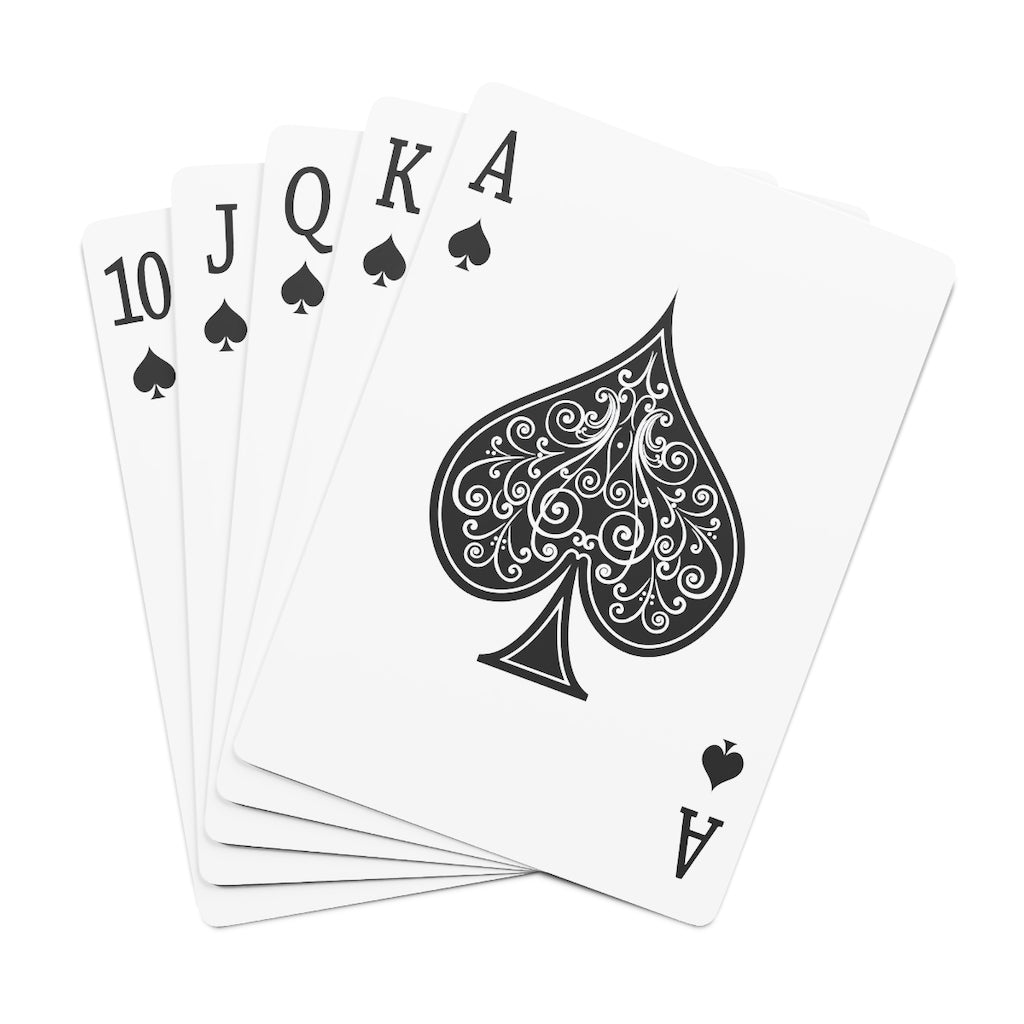 Artsportz Tailgate Team Brown Custom Poker Cards