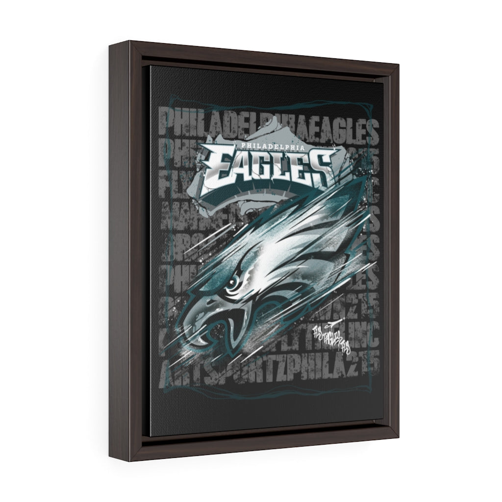 Bird Gang Vertical Framed Premium Gallery Wrap Canvas