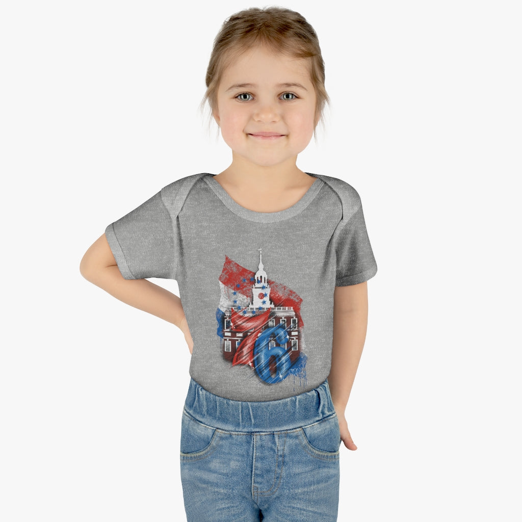 76 Independence Infant Baby Rib Bodysuit