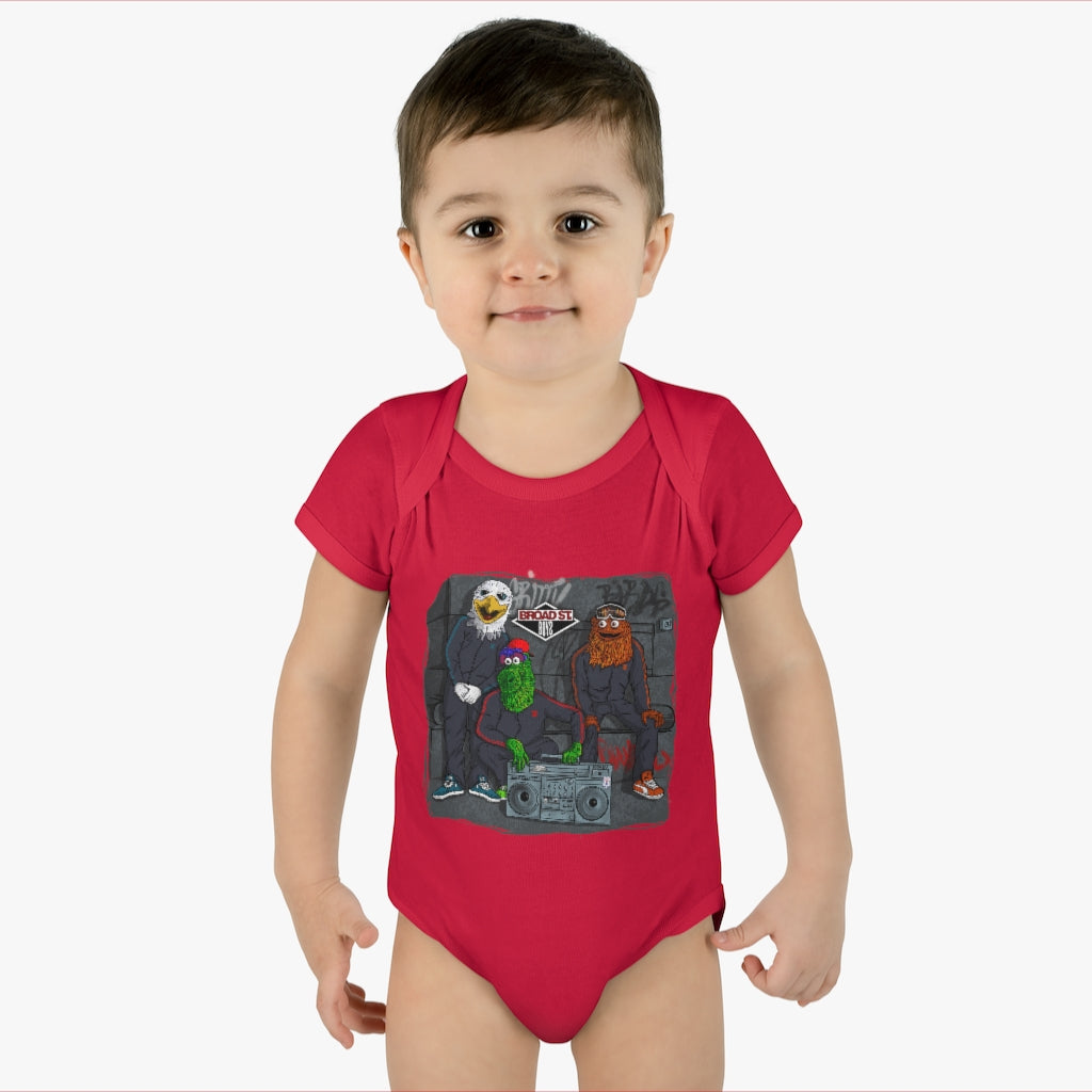 Broad Street Boys Infant Baby Rib Bodysuit