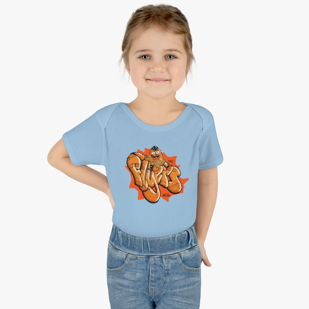 Flyers Gritty Infant Baby Rib Bodysuit