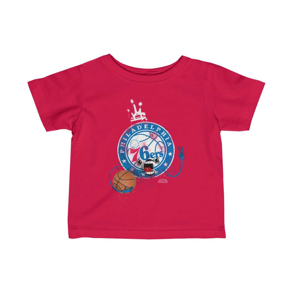 Sixers Monster Infant Fine Jersey Tee