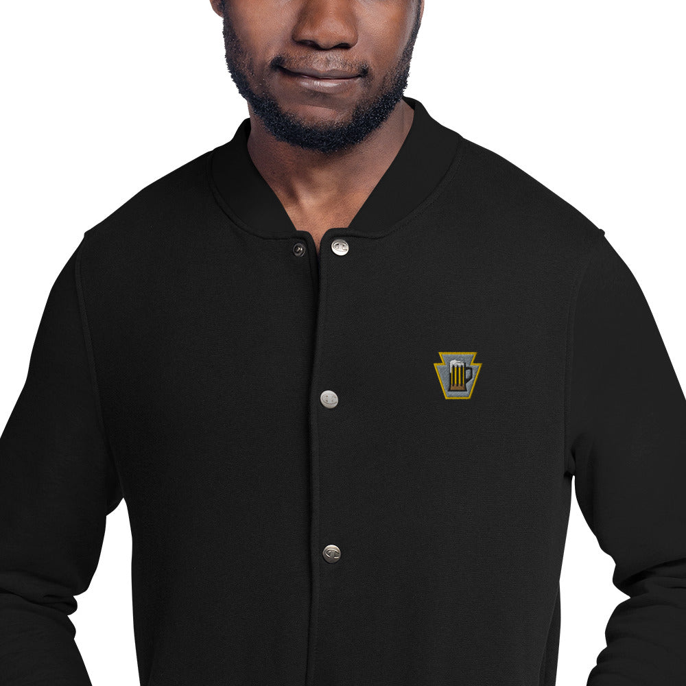 Tailgate Team Logo Embroidered Champion Bomber Jacket