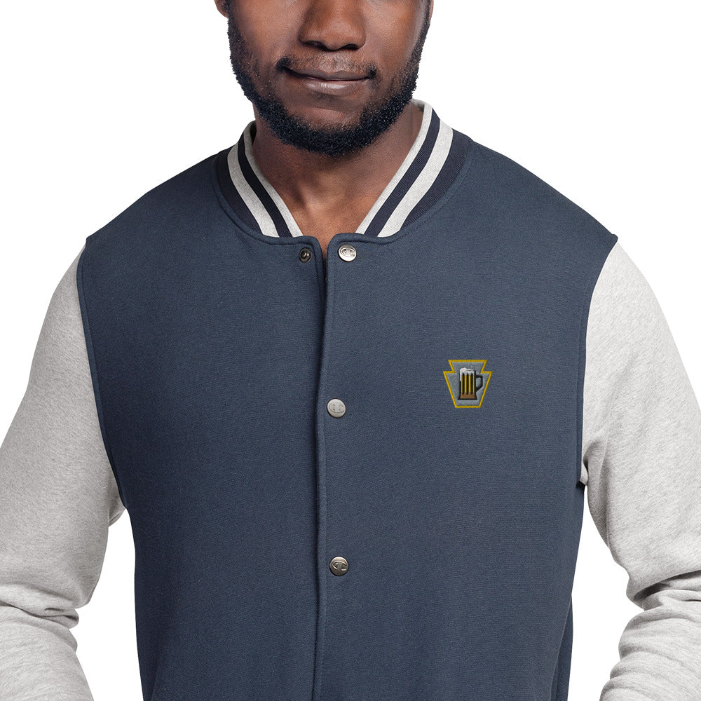 Tailgate Team Logo Embroidered Champion Bomber Jacket