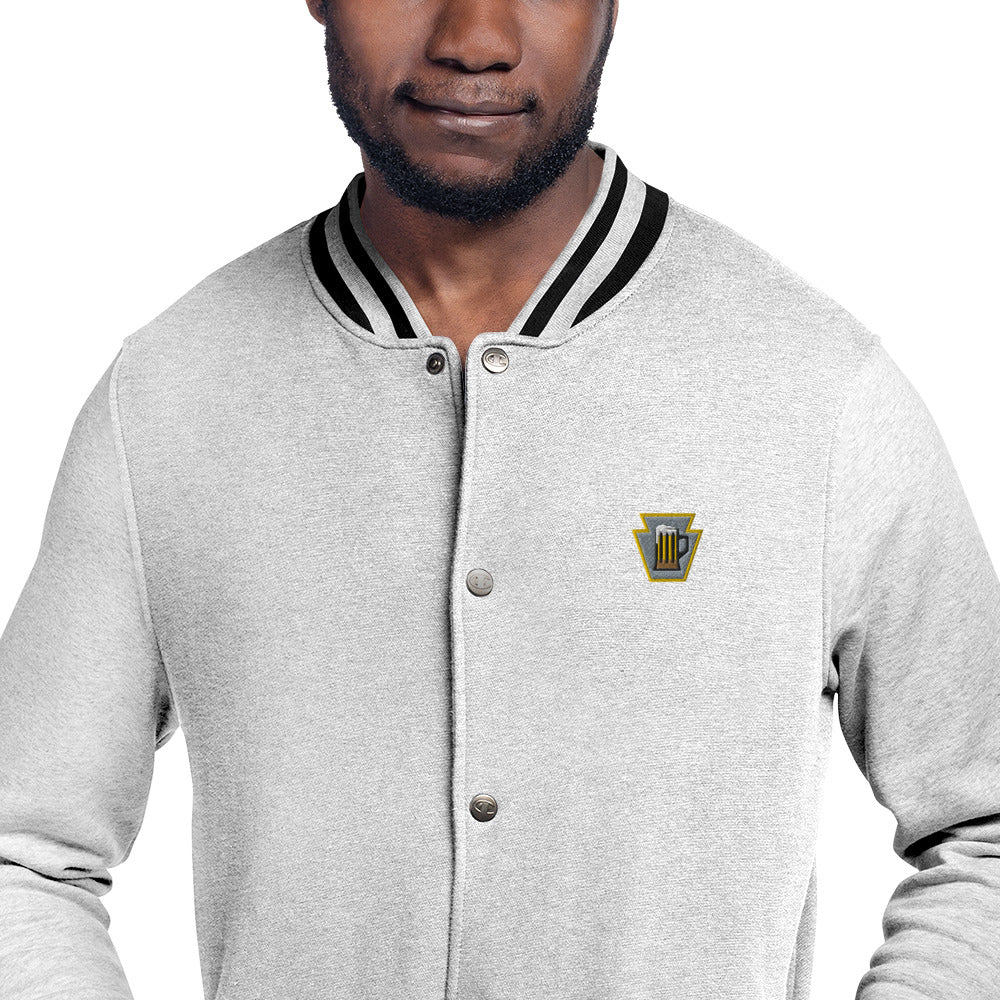 Tailgate Team Logo Embroidered Champion Bomber Jacket