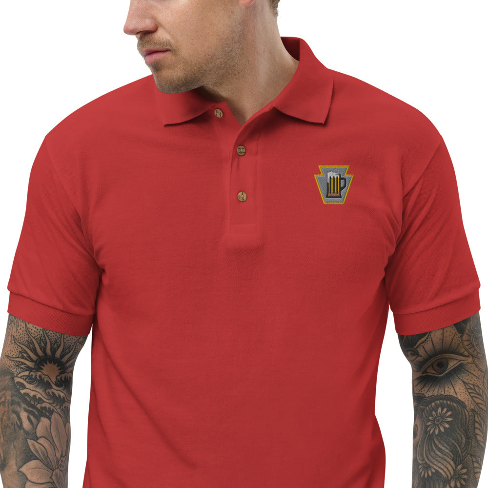Tailgate Team Logo Embroidered Polo Shirt