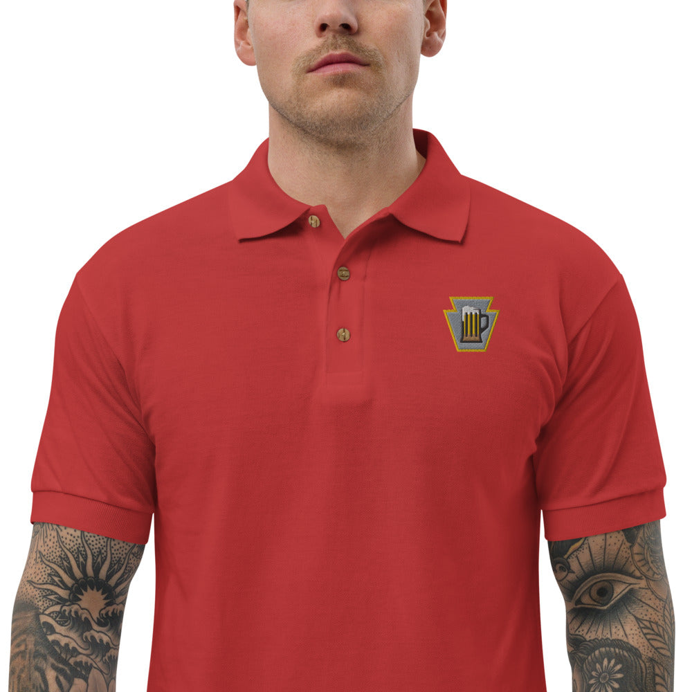 Tailgate Team Logo Embroidered Polo Shirt