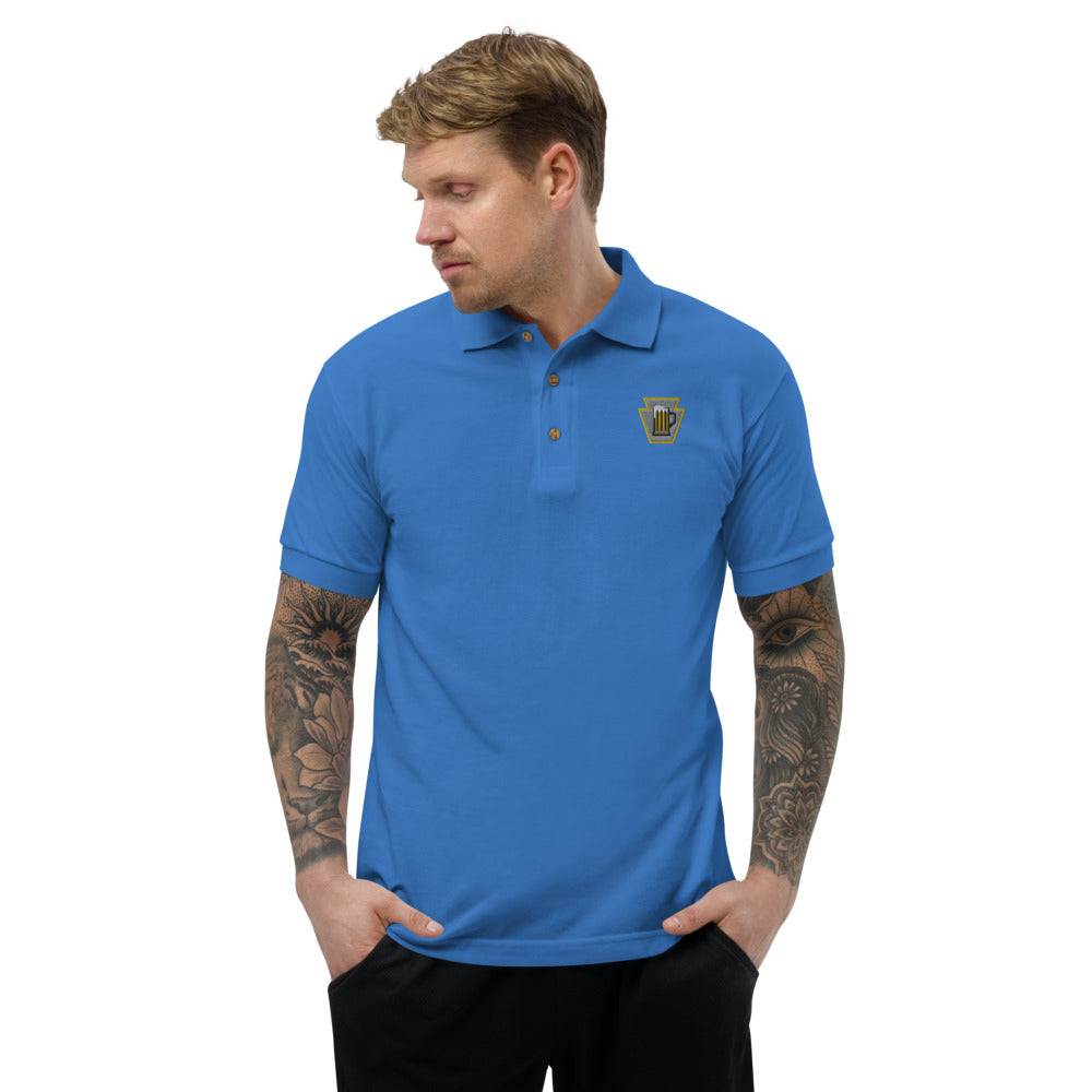Tailgate Team Logo Embroidered Polo Shirt