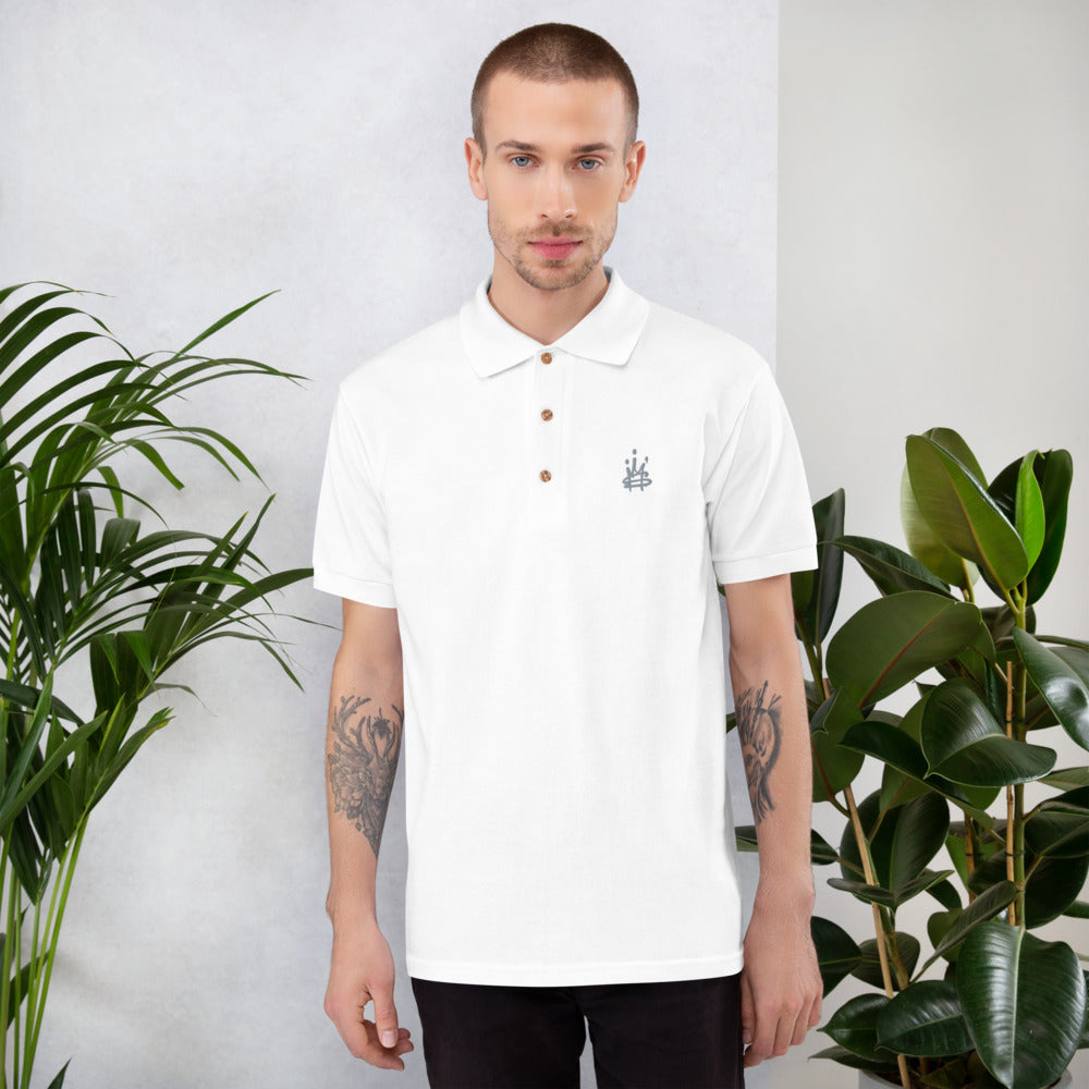 Crown Embroidered Polo Shirt
